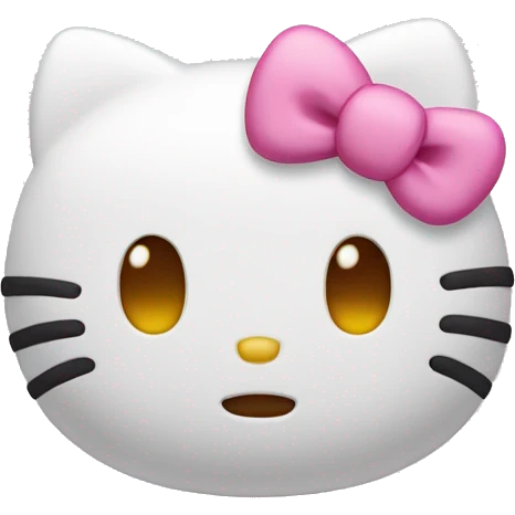 Hello kitty crying laughing  emoji