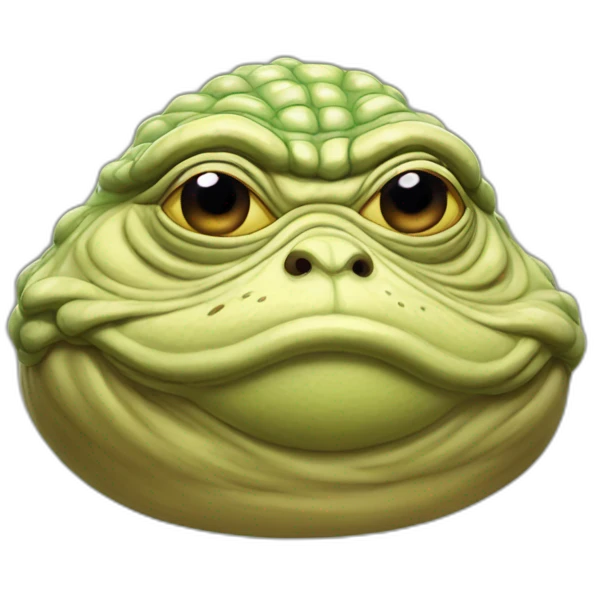 Jabba the Hutt head emoji