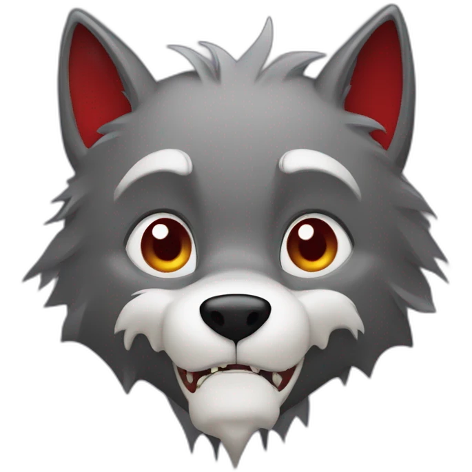 Vampire loup garçon emoji