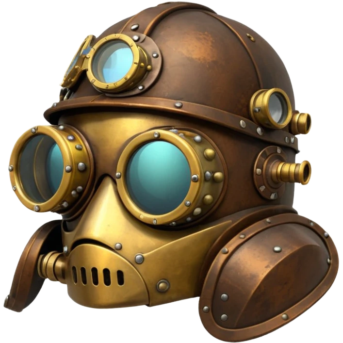 steampunk helmet emoji