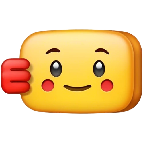 A sign saying "agreed" emoji