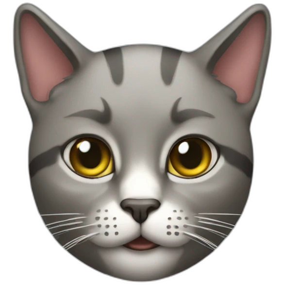 cat with rambo head band below ears emoji