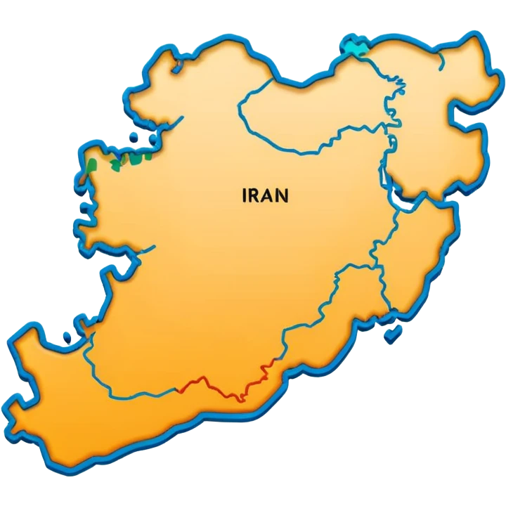 نقشه ایران emoji