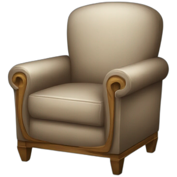 Sillón orejero emoji