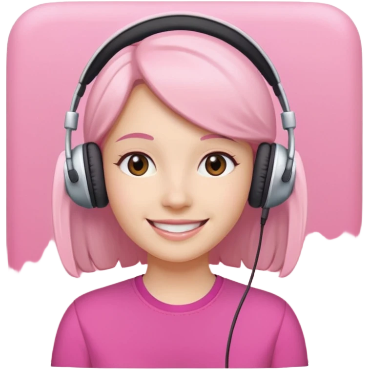 pink video call emoji