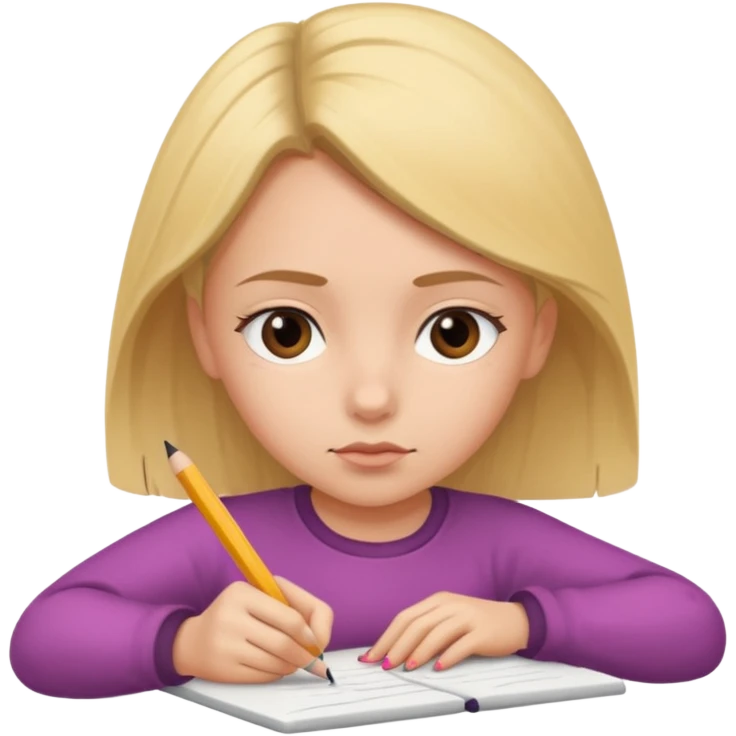 32
School motor skills for girl emoji