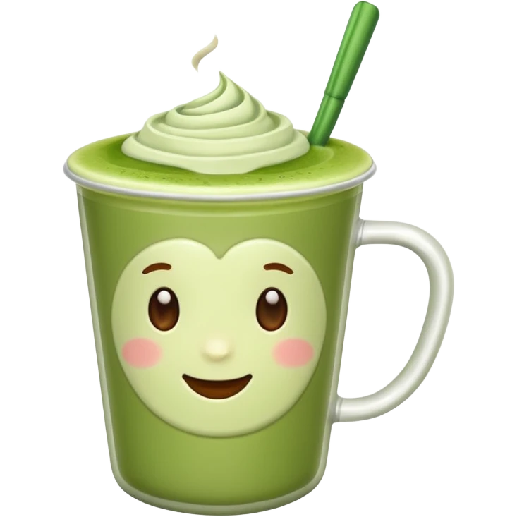 Matcha latte  emoji