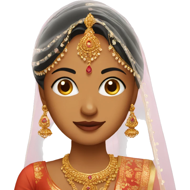 Indian bride  emoji