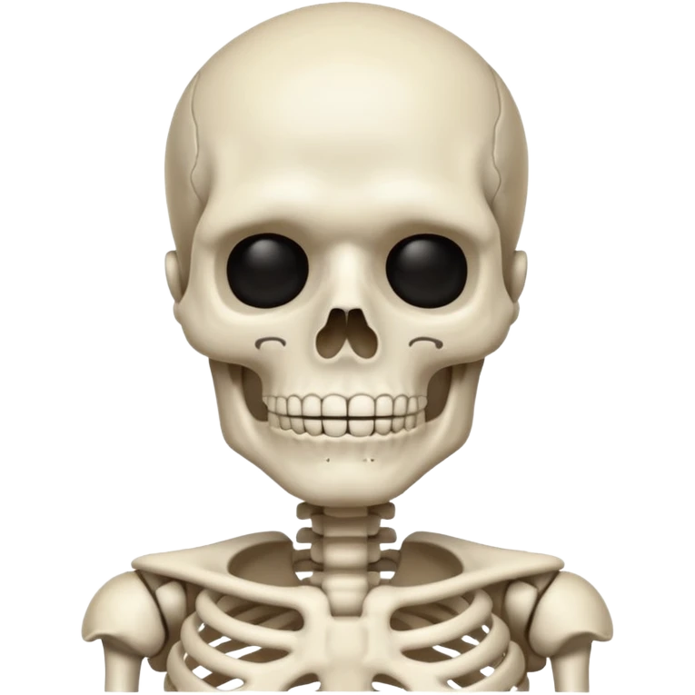  skeleton with mustache  emoji