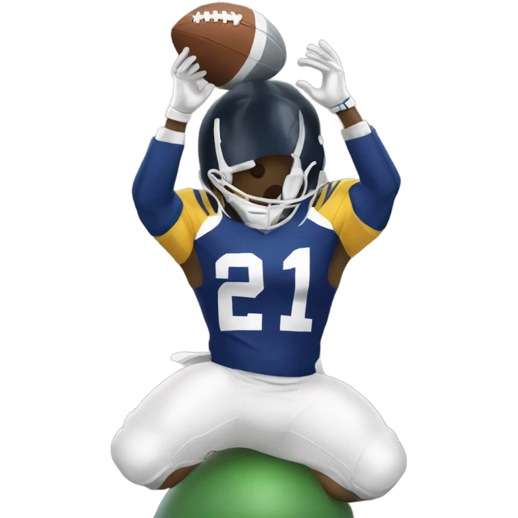 Football player headstand  emoji