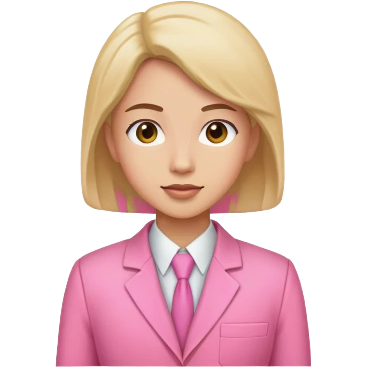 pink work suit emoji