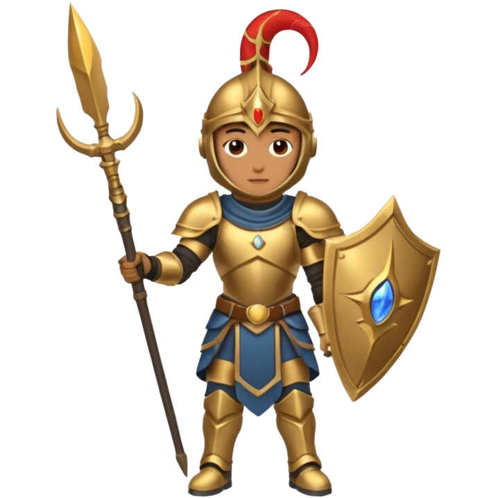 Moon Guard – crescent spear,Royal Soldiers. emoji