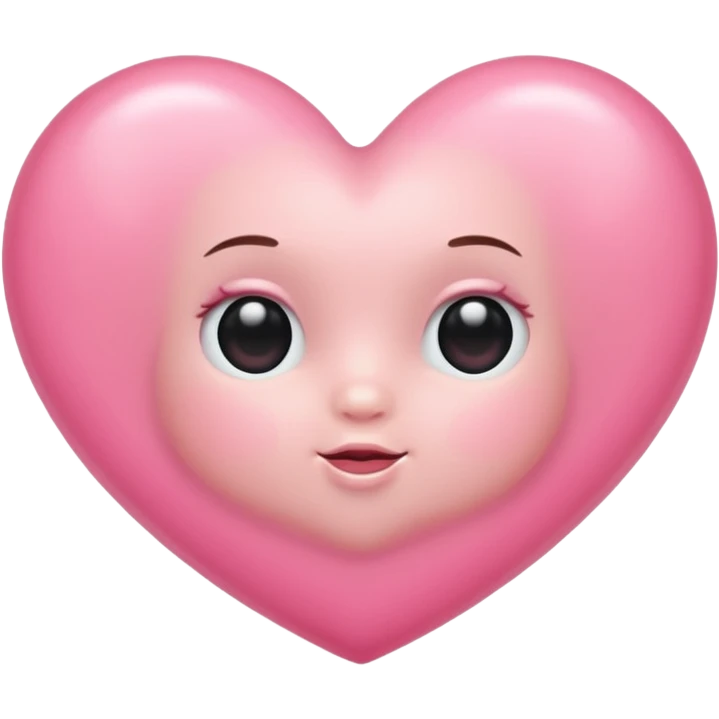 Baby pink heart  emoji