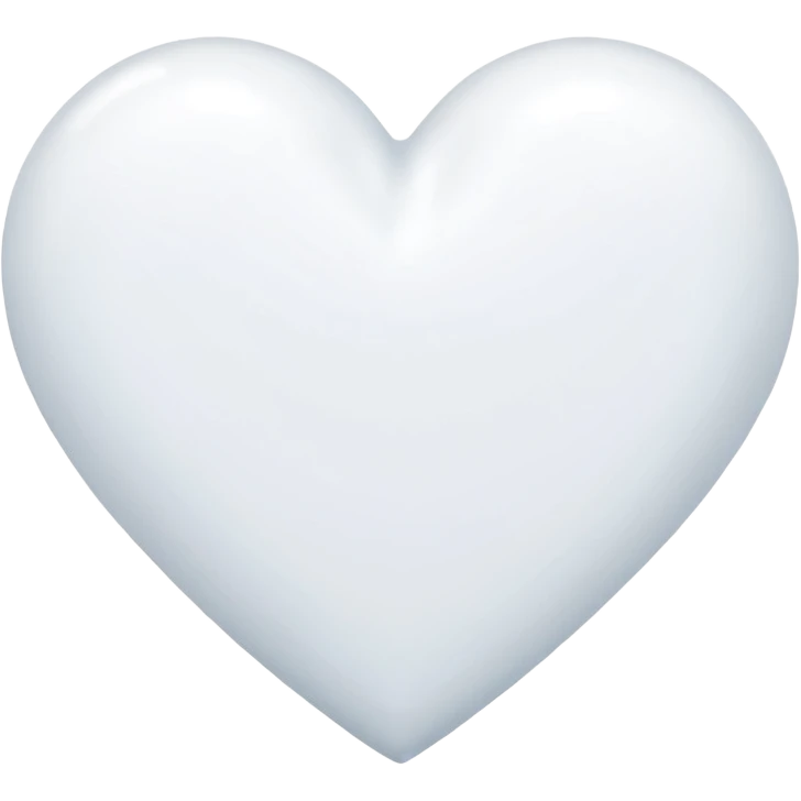 snow heart emoji