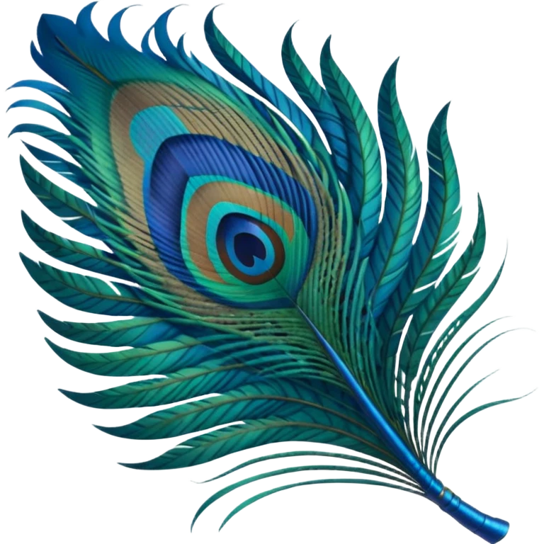 Peacock feather emoji
