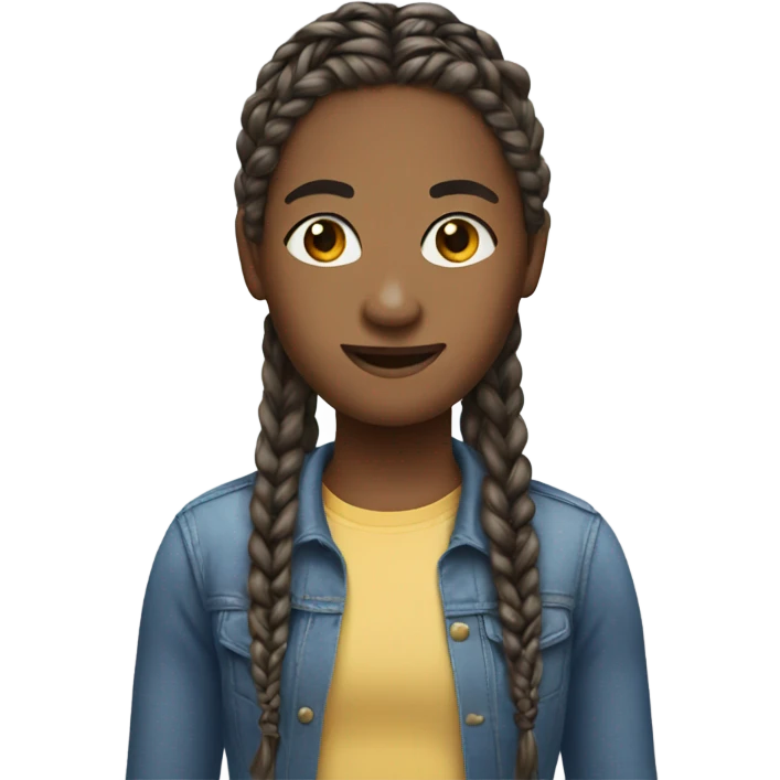 ai with the braids emoji