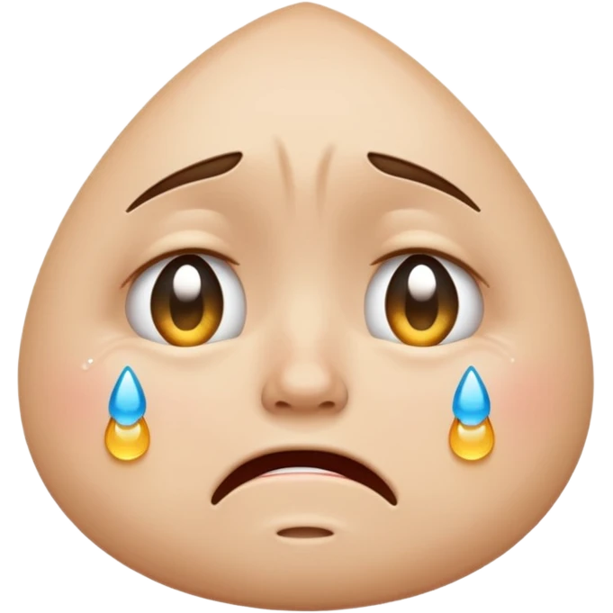 crying face emoji, expressive and clear emoji