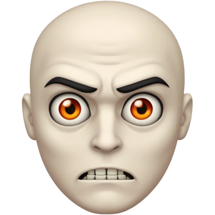 Scary guy emoji