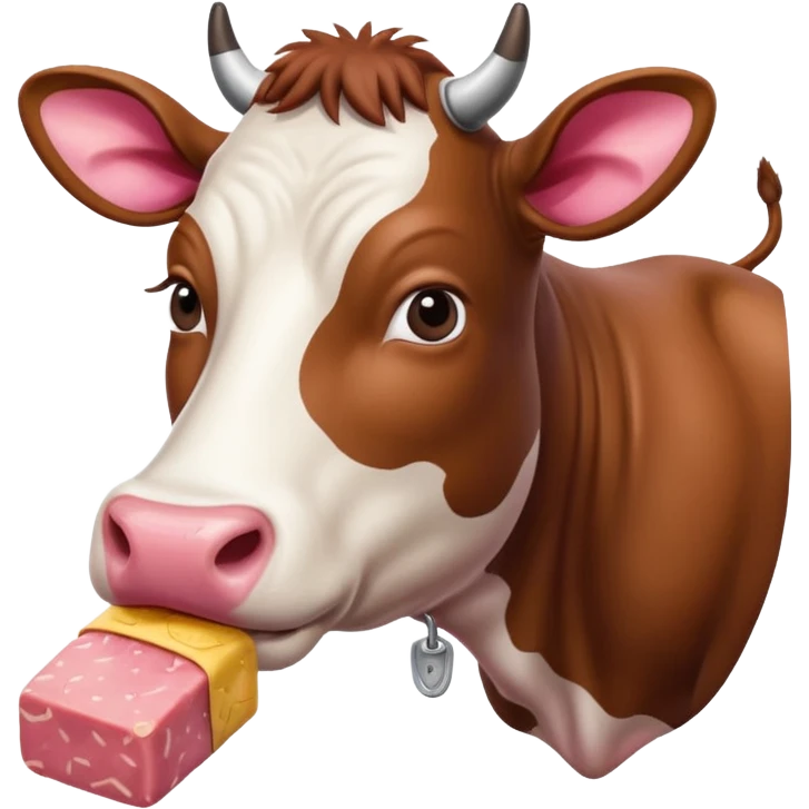 one cow one SPAM emoji