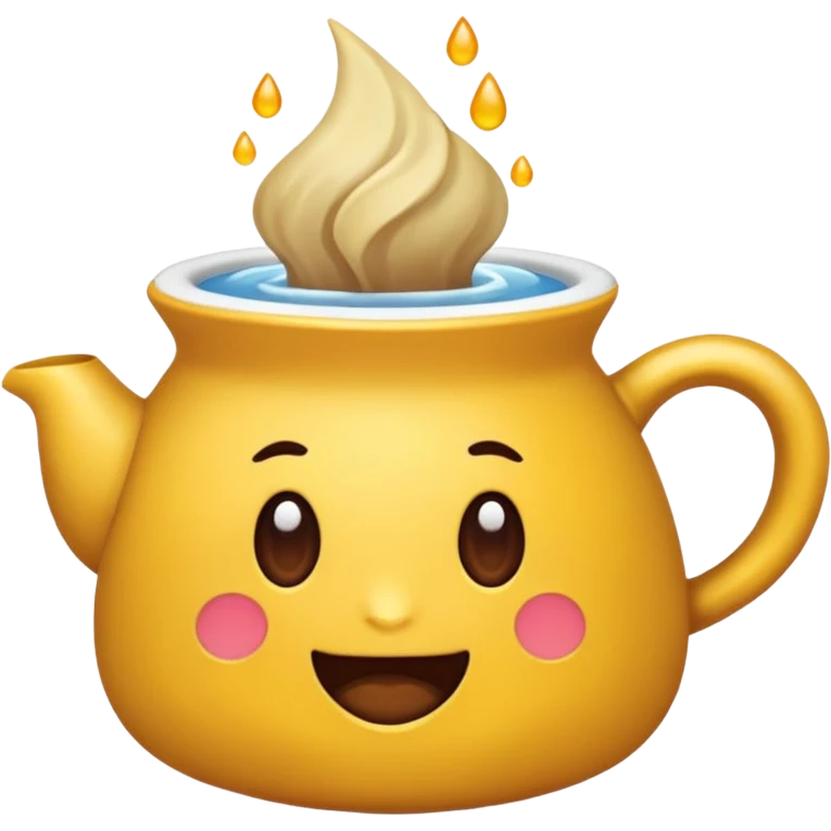 Kupa w całusach emoji