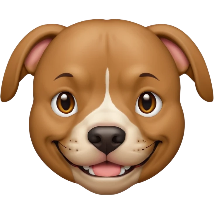 pitbull with a human face pfp emoji