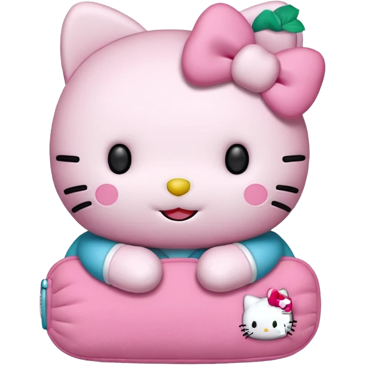 hello kitty with a 67 emoji