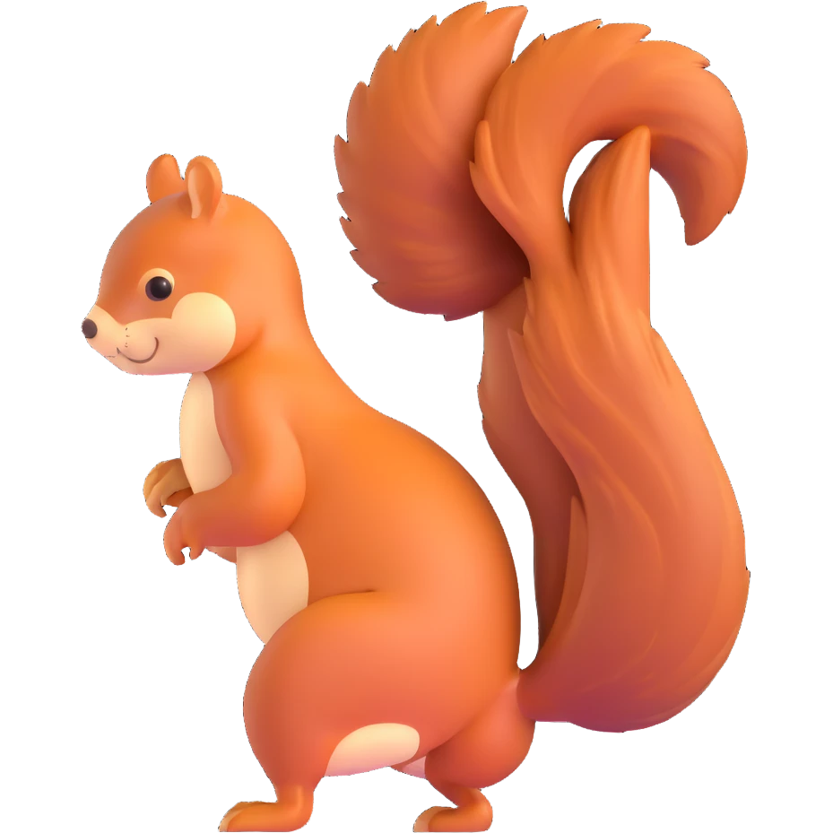 squirrel twerking view from back emoji