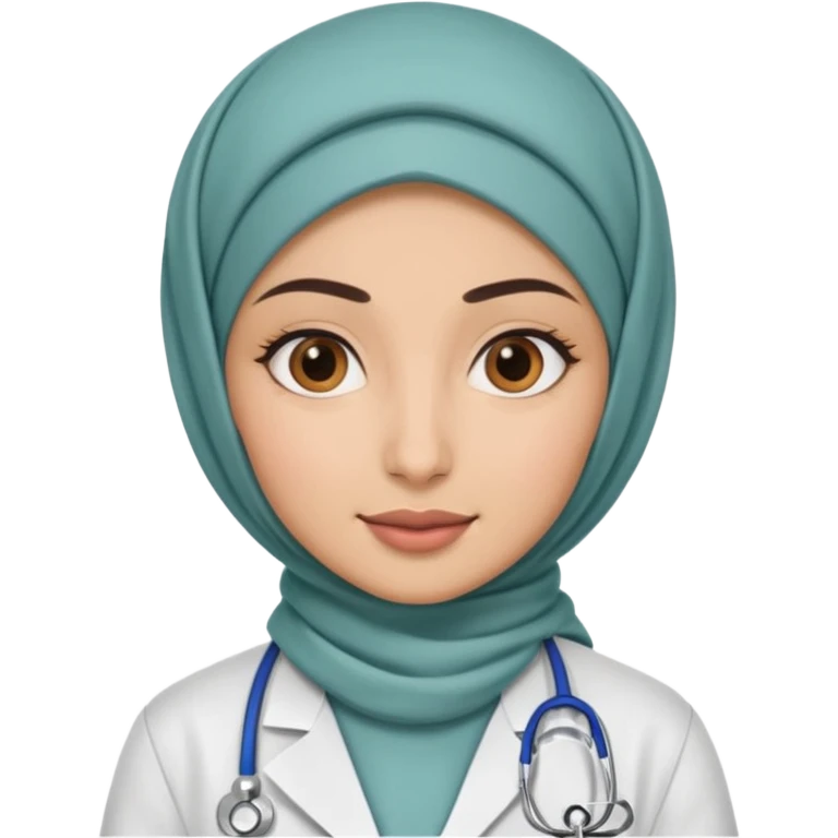 hijab woman doctor emoji