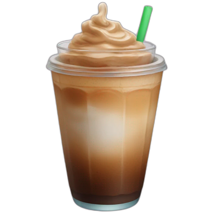 Iced coffee emoji