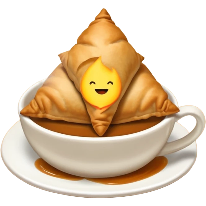 samosa + Chai (TEA) emoji
