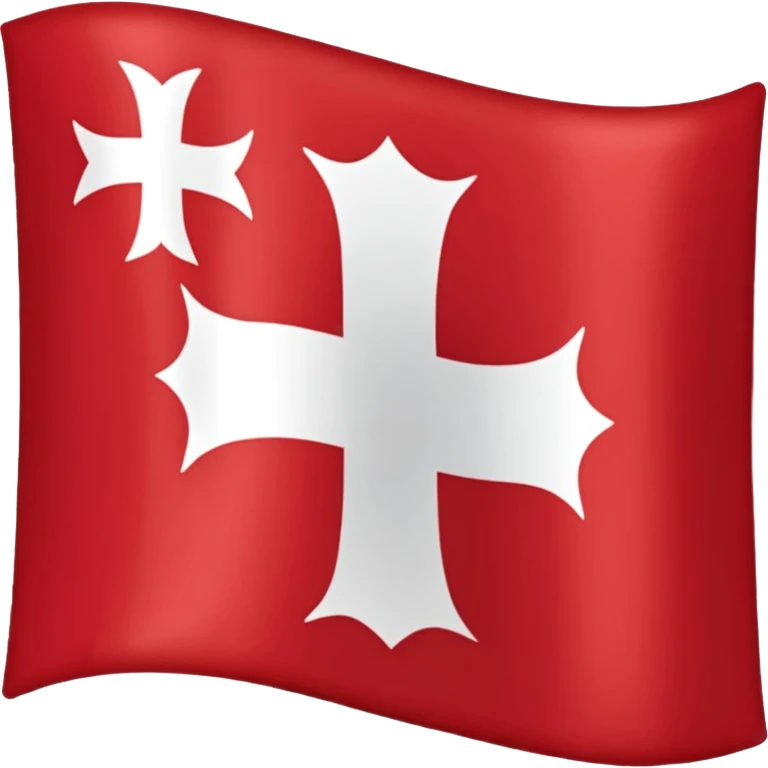 Bandera cruz de borgoña emoji