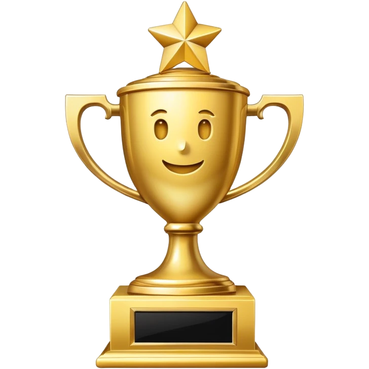 a participation trophy emoji