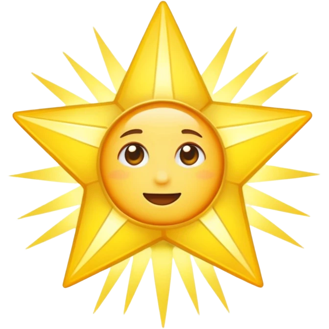 star with long rays emoji
