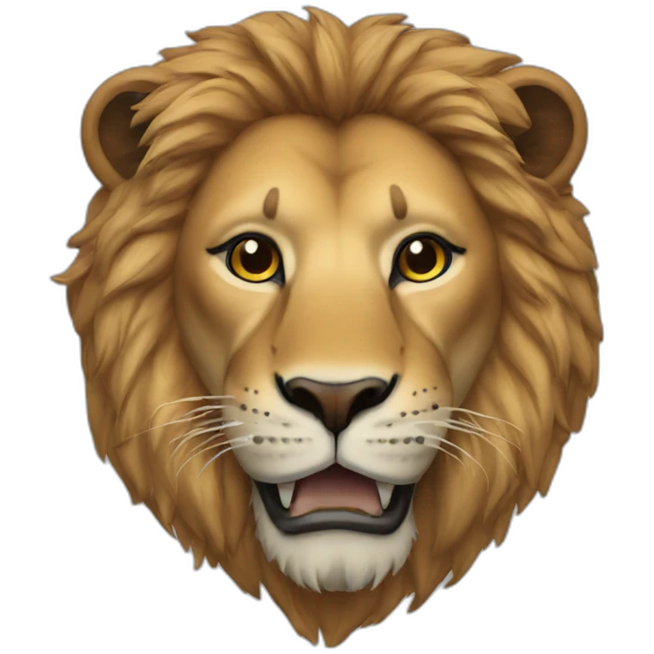 lion face mask emoji