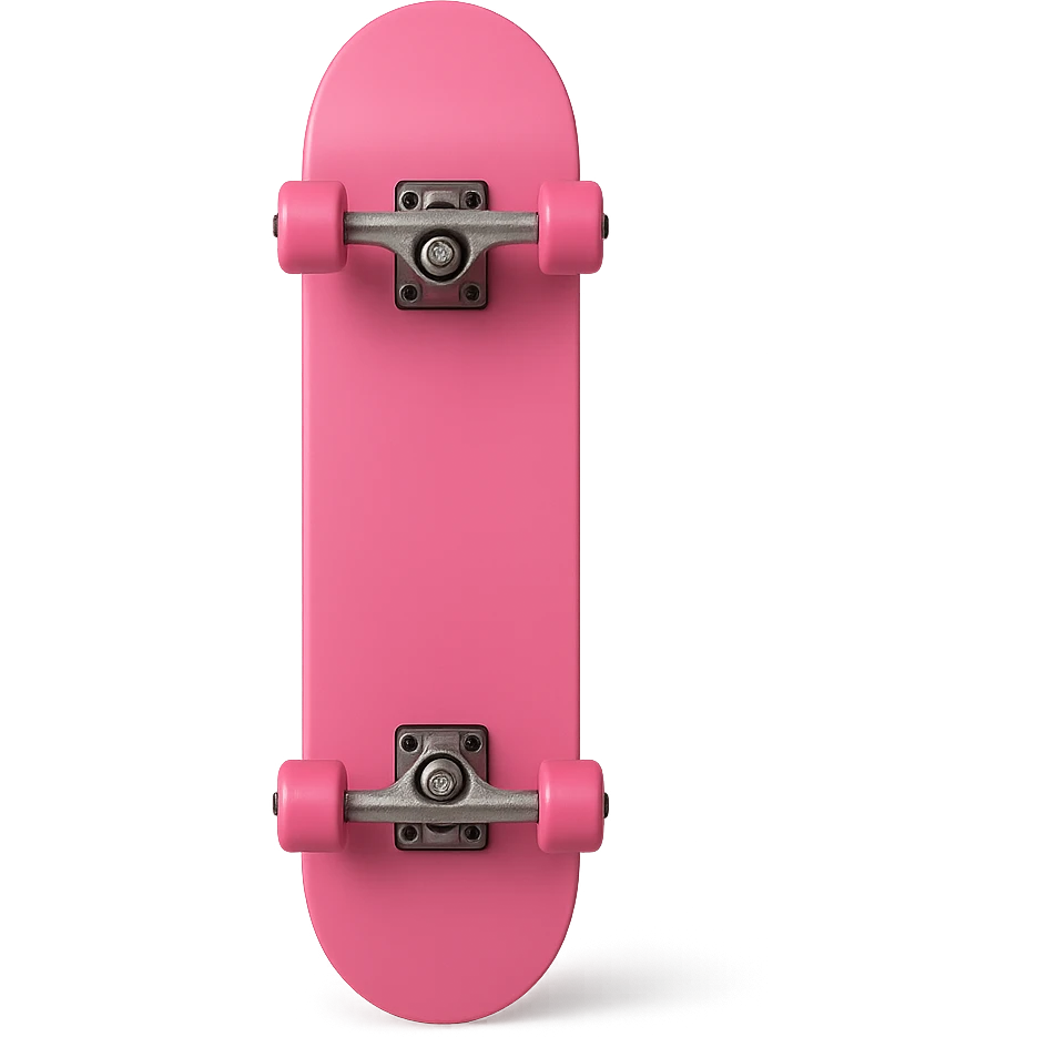 pink skateboard emoji