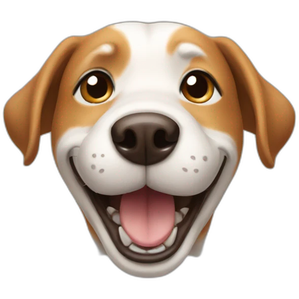 Happy dog emoji