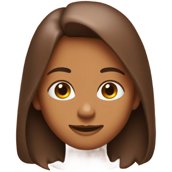 Burnt orange color heart  emoji