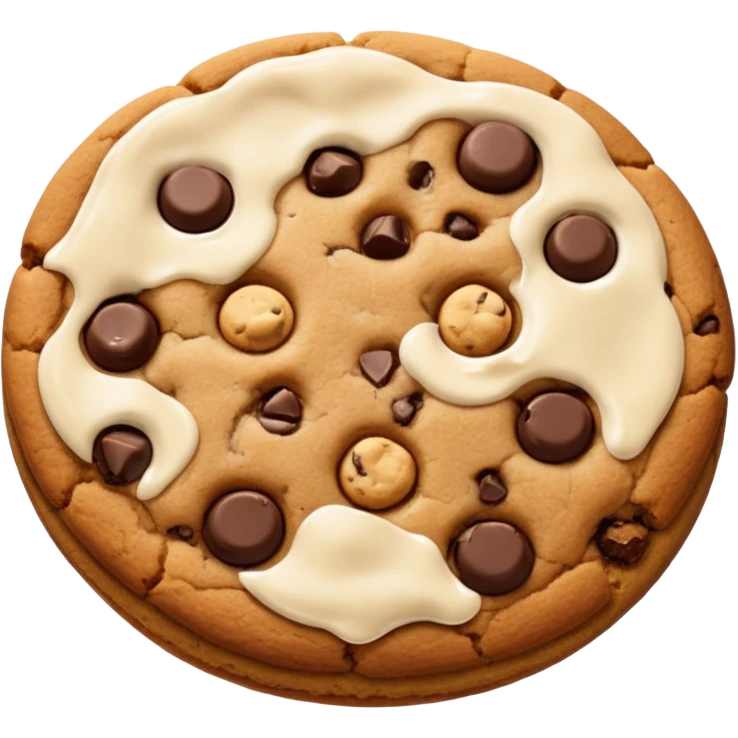 Chocolate chip cookie emoji