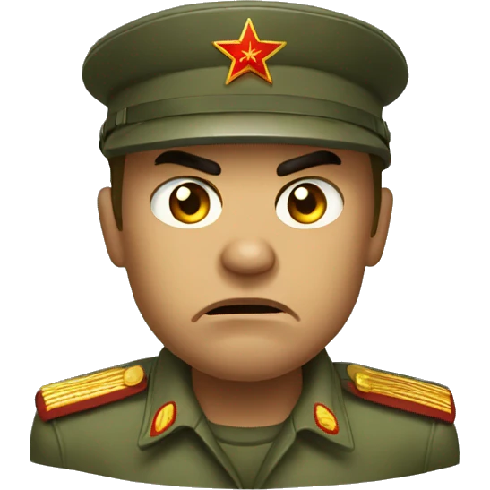 ussr soldier angry emoji