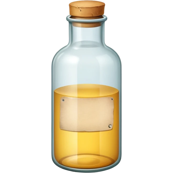 glass bottle with a paper message inside emoji