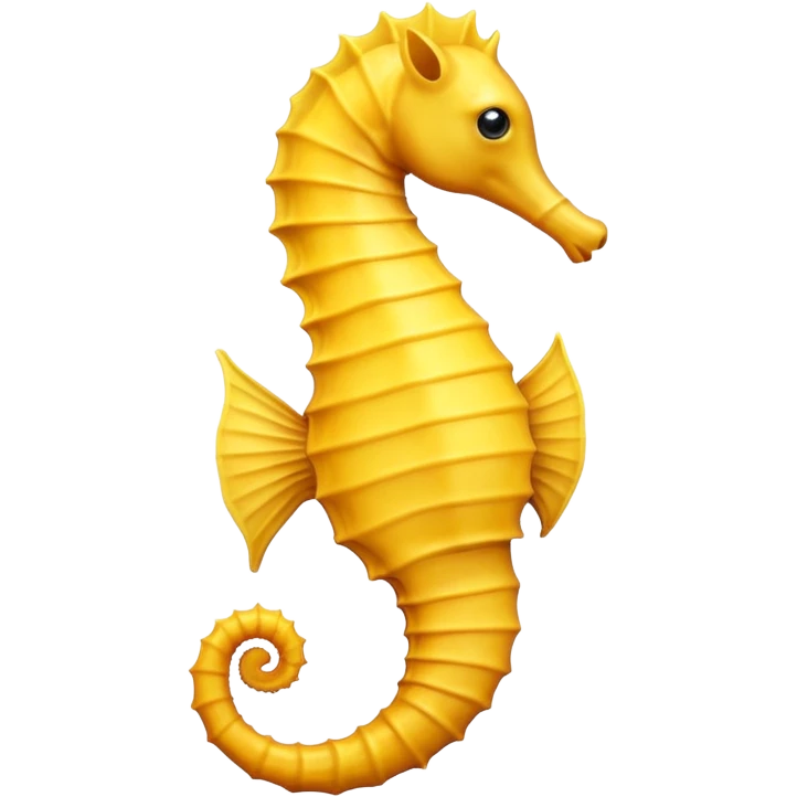 Yellow Sea horse emoji