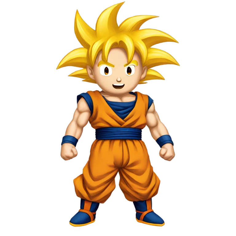 Goku Super Duper Uper saiyan emoji