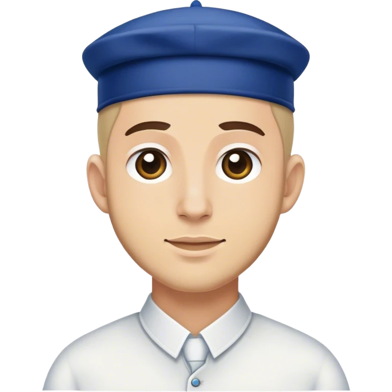 Jewish man in yarmulke emoji