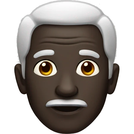 old man with black skin emoji