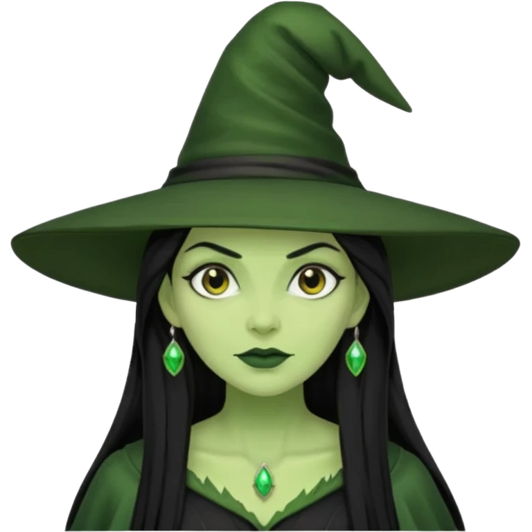 green witch emoji