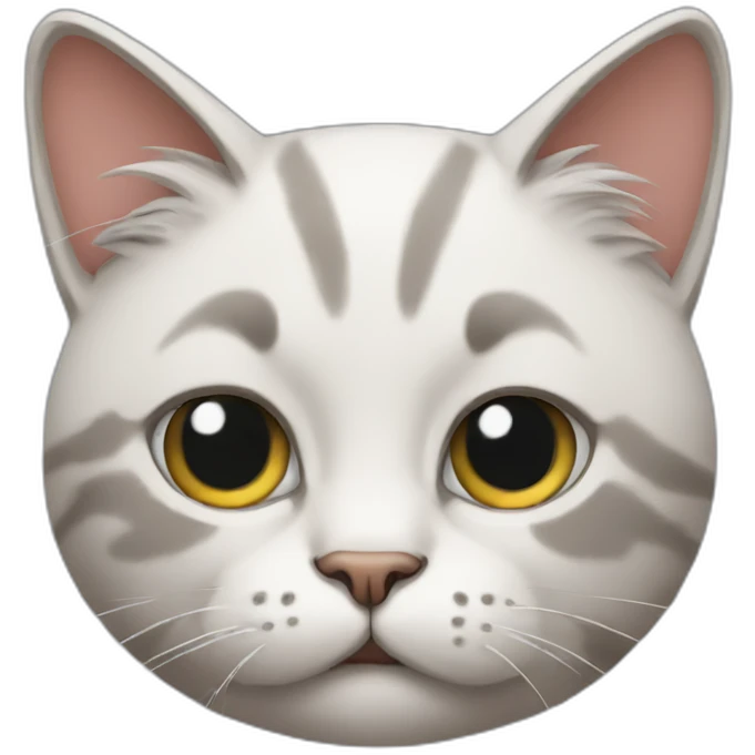 Ugly cat  emoji