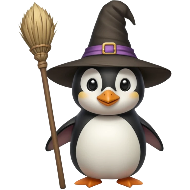 Penguen cadısı emoji