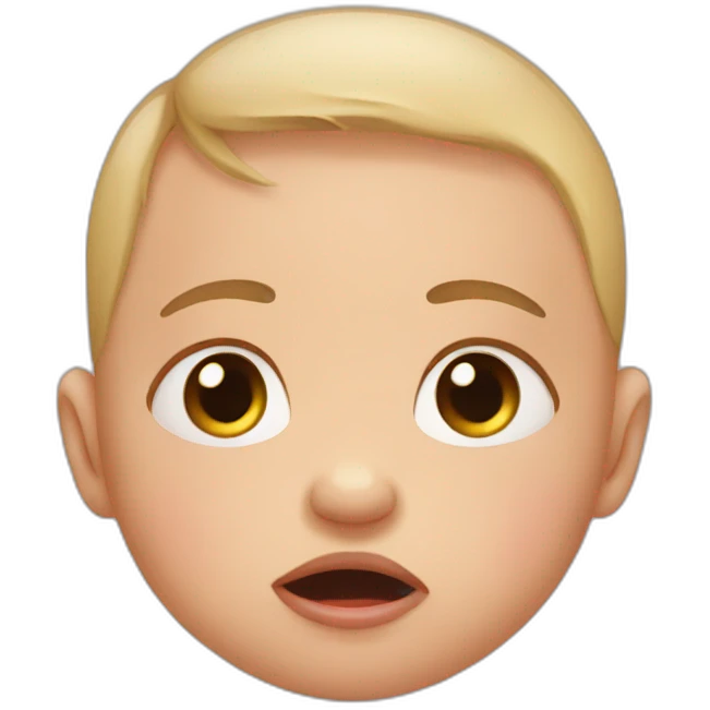 Baby crying emoji