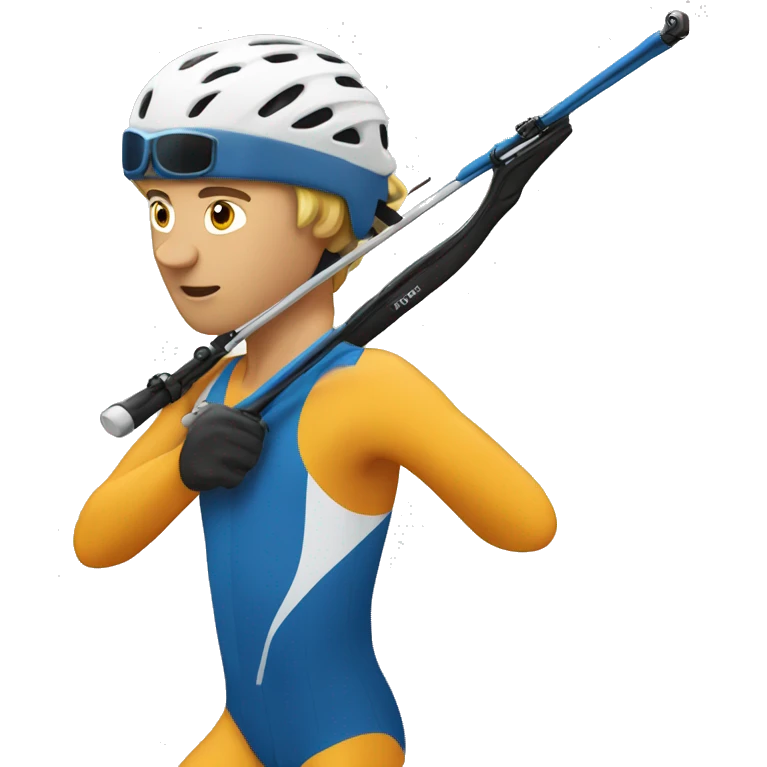Biathlonist emoji