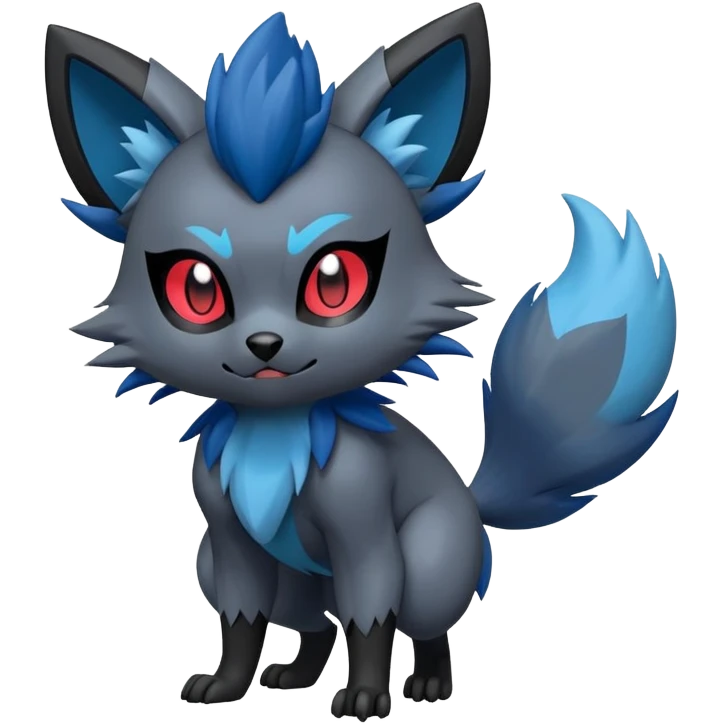 Zorua-Fakémon-hybrid-creature (full body)  emoji